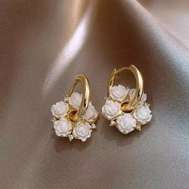 Boucles d'oreilles Romantique Française