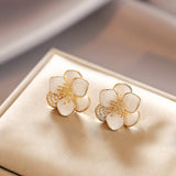 Boucles D'oreiles Fleurs Femme