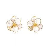 Boucles D'oreiles Fleurs Femme